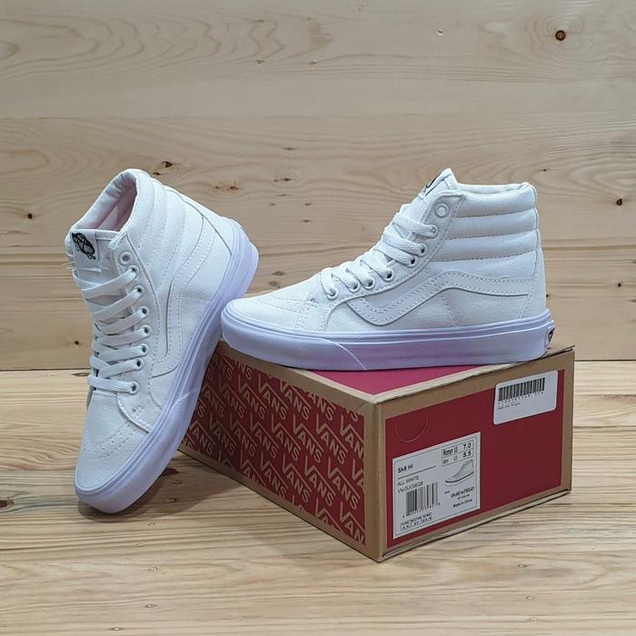 vans hi white