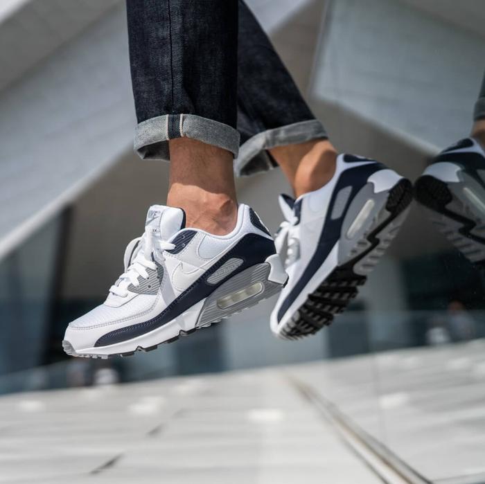nike air max 90 obsidian white grey
