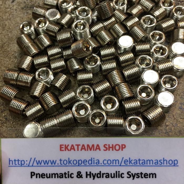 Gambar Baut Plug L tanam 1/8" dari Abadi Automation Hydraulic undefined Tokopedia