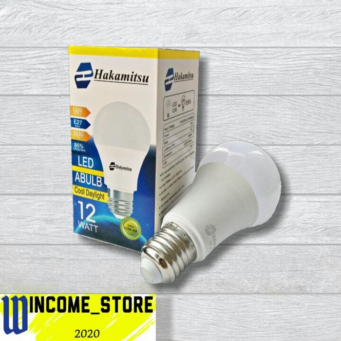 Jual Lampu Led 12 Watt Hakamitsu Lampu Bohlam Terang Jakarta Barat Wincome Store Tokopedia