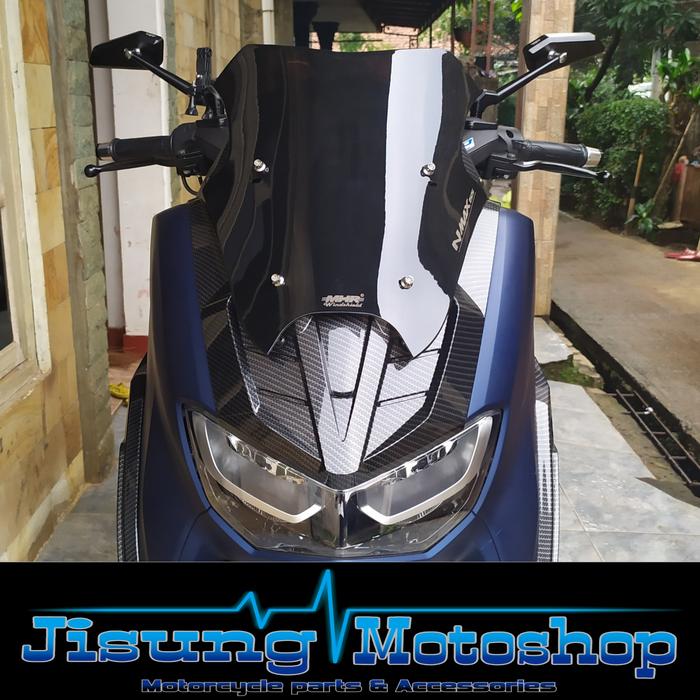 Gambar Windshield Visor Ocito Nmax dan New Nmax 2020 Bahan Riben - Darksmoke dari Jisung Motoshop undefined Tokopedia