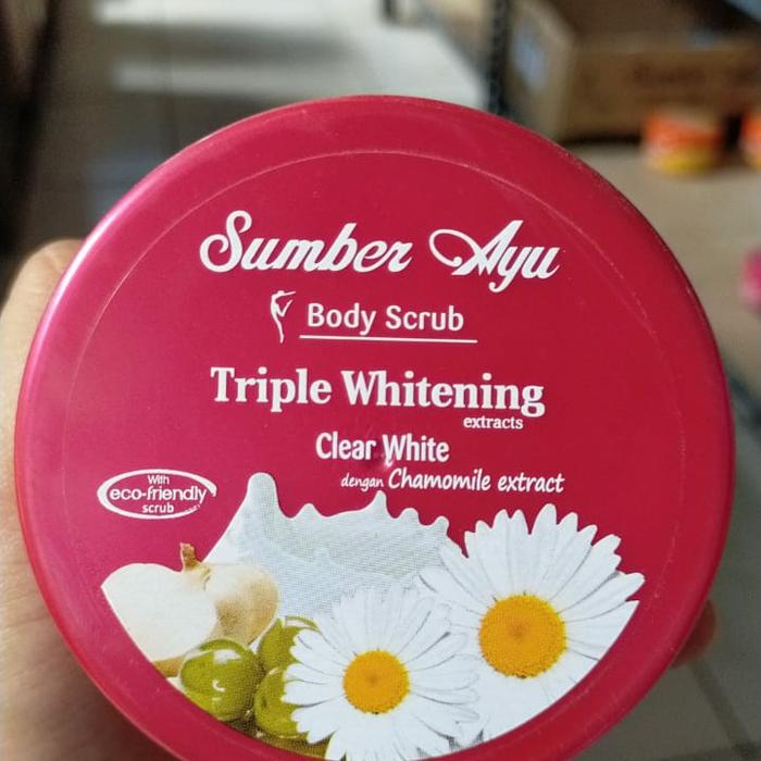 Jual Sumber Ayu Body Scrub Triple Whitening Clear White 100g Kota Pasuruan Official Store Caplang Tokopedia