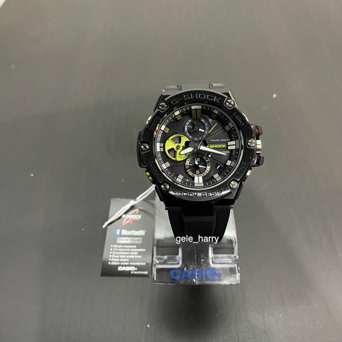Jual Casio Gshock Gsteel GST B100B-1A3 Tough Solar, Bluetooth
