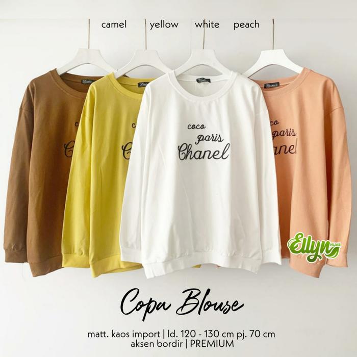 Jual Baju Blouse Wanita Lengan Panjang Copa Asli Cantik Keren Kekinian Kota Surakarta Ytyt Store Tokopedia