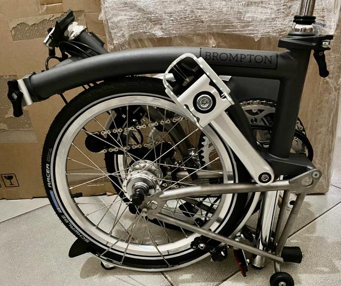 Brompton Graphite Grey Ready Bnib Brompton M6l Superlight