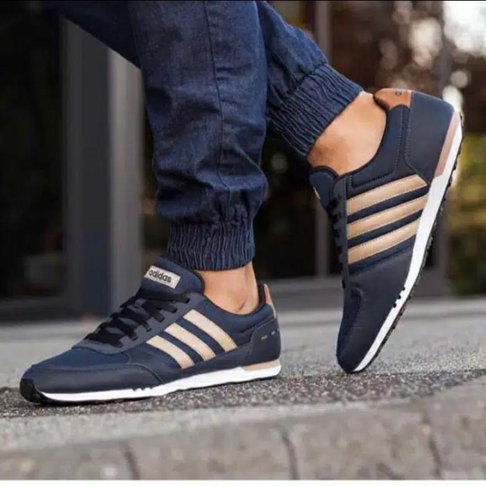 Jual ADIDAS NEO CITY RACER Navy Tan Kota Bogor Br-arsh