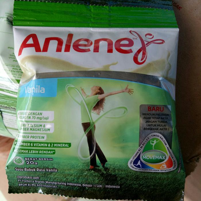 Gambar SUSU ANLENE RENCENG - Vanila dari berkat anugrah 31 undefined Tokopedia