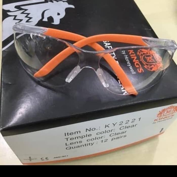 Jual Kacamata Safety King KY2221 Clear/ Safety Glasses Kings KY 2221