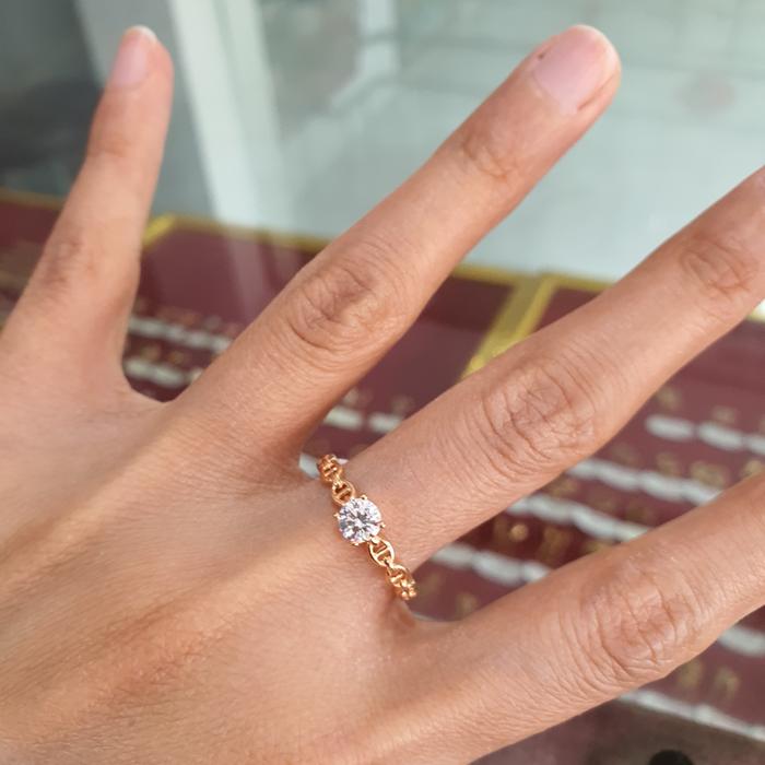 Jual Cincin Emas Wanita 1 5gr Kota Surakarta Nobieshop 
