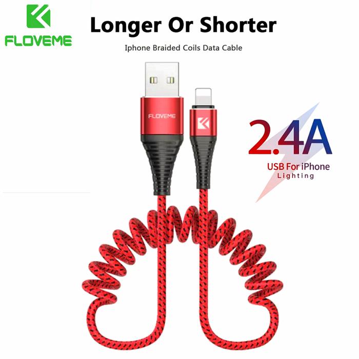 Kabel Data Lightning For Apple iPhone USB Cable Fast Charge Black