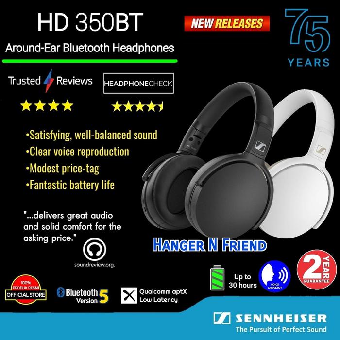 Jual Sennheiser HD350BT HD 350BT HD350 BT Over-Ear Bluetooth