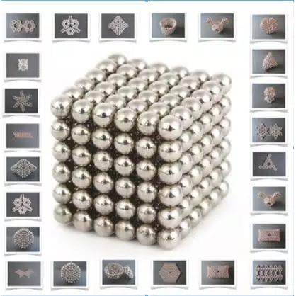 Gambar Mainan Edukasi Bola Magnet Buckyballs Neocube Magnetic Balls Toys 216p - Silver 3mm dari Artic_id undefined Tokopedia