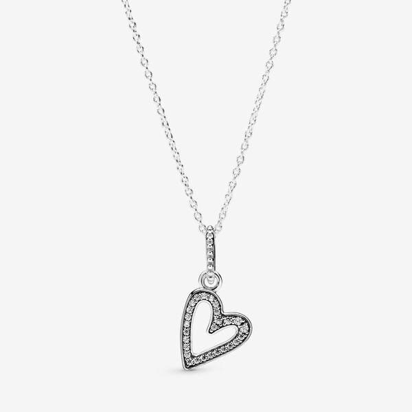 Jual Pandora Heart Pendant Necklace 