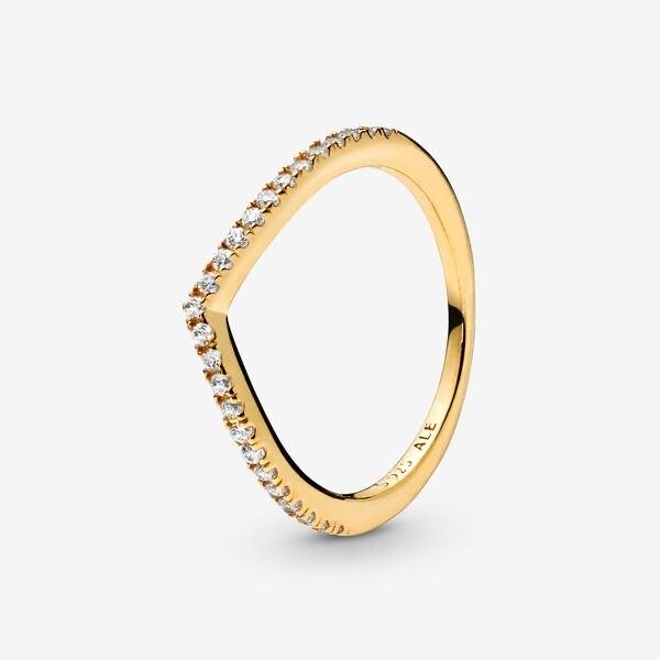Jual Pandora Sparkling Wishbone Ring 