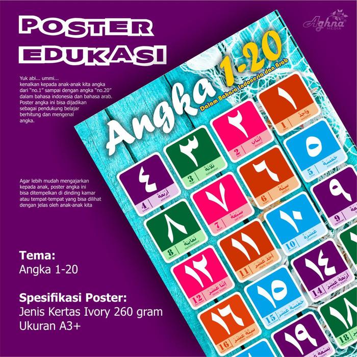 Jual Poster Edukasi Mengenal Angka Arab 1 Sampai 20 Berarti Bahasa Arab Kota Surakarta Afra Collection Tokopedia Jual Poster Edukasi Mengenal Angka Arab 1 Sampai 20 Berarti Bahasa Arab Kota Surakarta Afra Collection Tokopedia