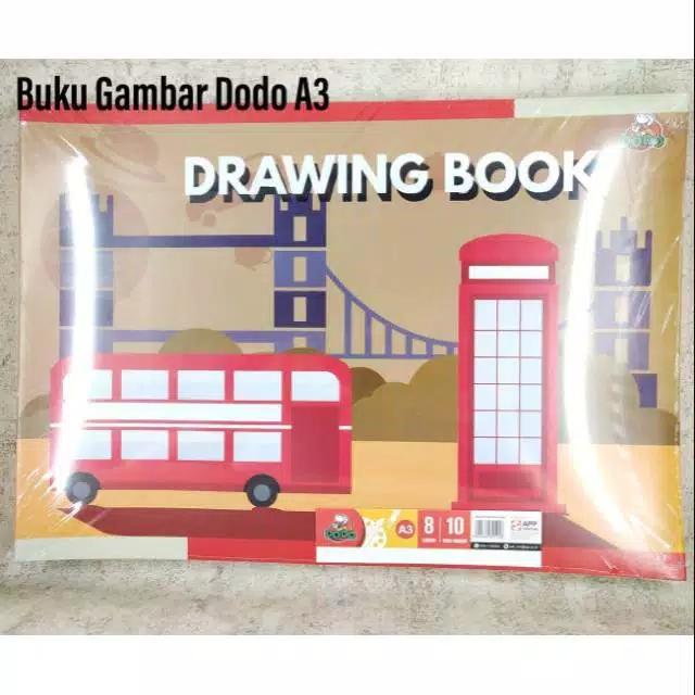 Gambar Buku Gambar Dodo A3 dari paperpen stationery undefined Tokopedia