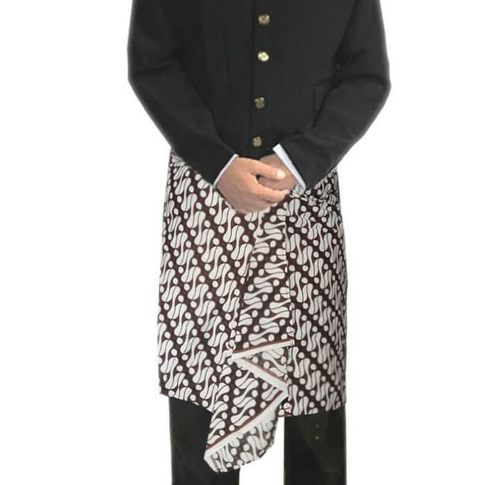 Gambar Sapit Urang Atau Tapih Batik Pasangan Beskap Sunda Dewasa - Jarik Putih, Standart dari bagusbabyfashion undefined Tokopedia