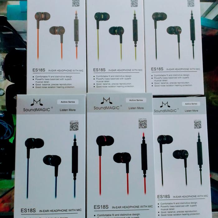 Jual Earphone SoundMagic e18s MEGA BASS DIJAMIN ORIGINAL cashback