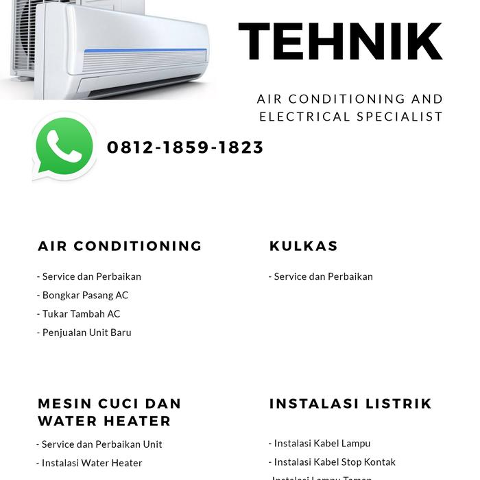 Gambar Paket Jasa Cuci AC dari pasha retail undefined Tokopedia