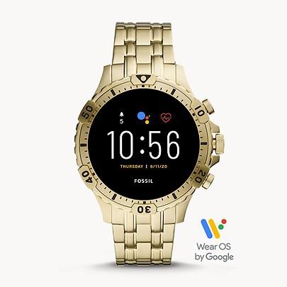 pria fossil smartwatch rolex metal gold 