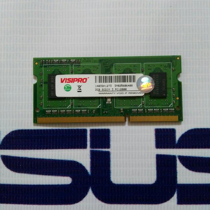 Jual RAM SODIMM DDR3 2GB PC3 12800S VISIPRO BEKAS GARANSI Kota