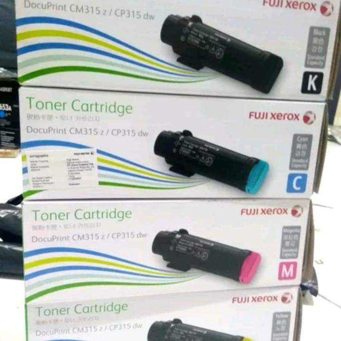 Jual Fuji Xerox CM 315z standar capacity Black/cyan/yellow/magenta
