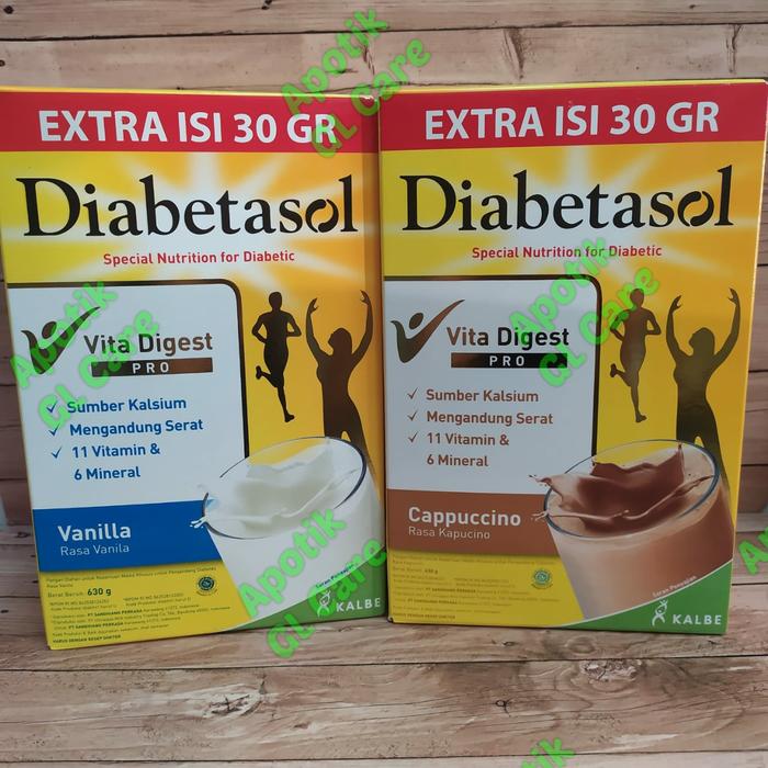 Gambar Susu Diabetasol 630Gr ada pilihan rasa dari Apotik GL Care undefined Tokopedia