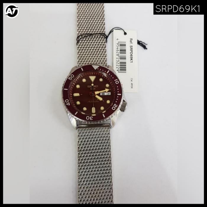Jual Jam Tangan Automatic Seiko 5 Sports SRPD69K1 Red Dial ORIGINAL -  Jakarta Selatan - ATOnlineStore | Tokopedia