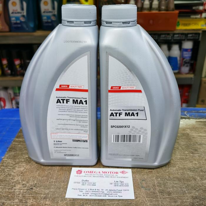 Jual ATF MA1 Mitsubishi/Oli Matic All new pajero 1liter original asli ...