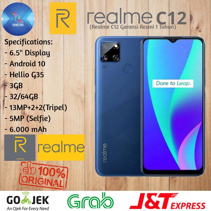 Jual Realme C12 3 32 Ram 3gb Rom 32gb Garansi Resmi Realme 1 Tahun Biru Kota Bekasi Saints168shop Tokopedia
