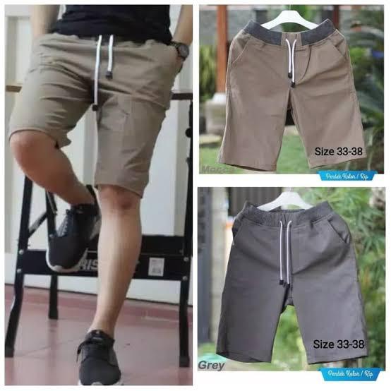 Gambar (Size Jumbo) Celana pendek PRIA REMAJA DEWASA DISTRO SURFING murah - Cream, 34 dari CJDW Collection undefined Tokopedia