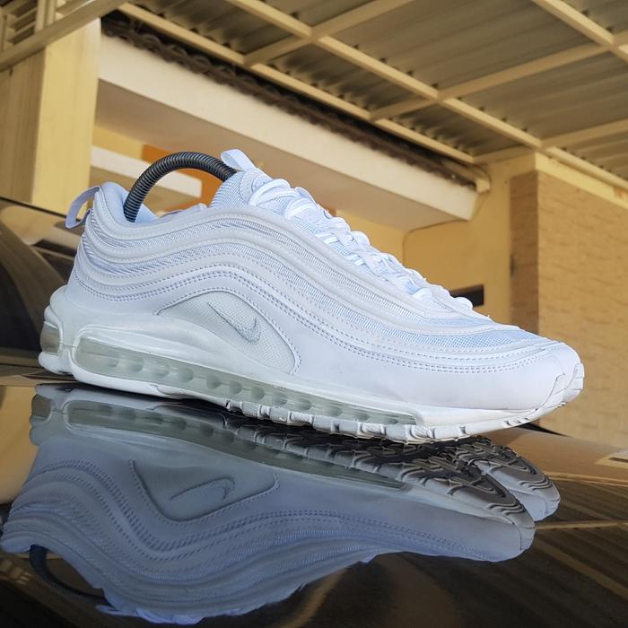 platinum white air max 97