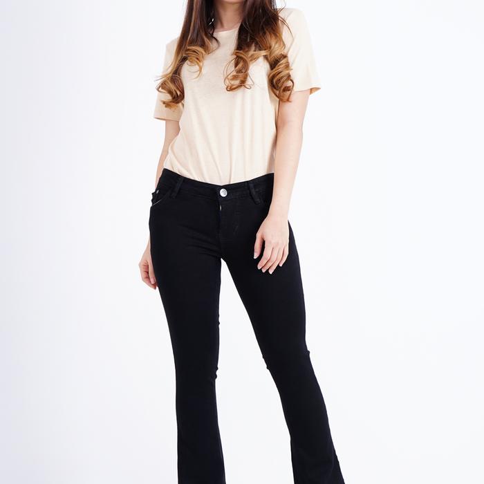 Gambar Ready,3 warna Celana Jeans Wanita Cutbray Amerikan Stiel - Hitam, 28 dari S.R 11.26 store undefined Tokopedia