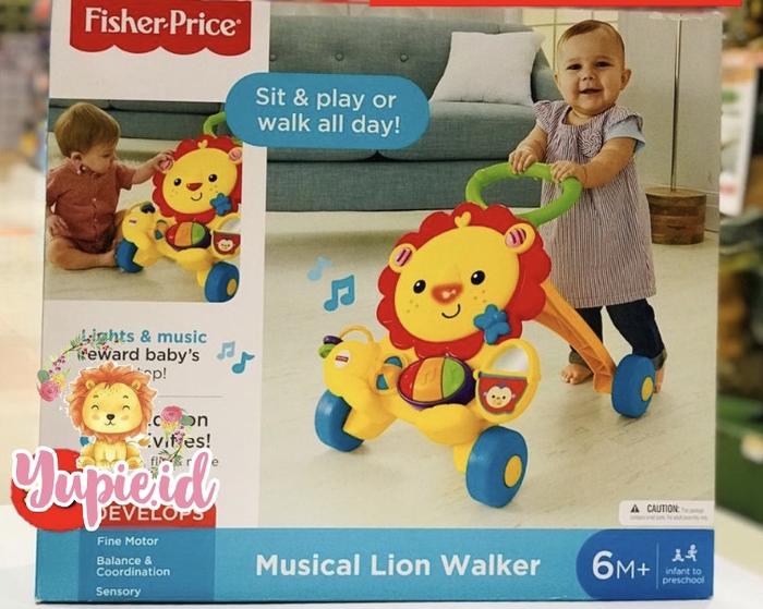 Discount harga fisher price musical lion walker Free Shipping