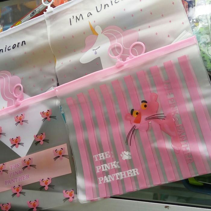 Gambar Zip Lock Karakter unicorn. Tempat menyimpan buku dan alat tulis. dari MallG88 undefined Tokopedia
