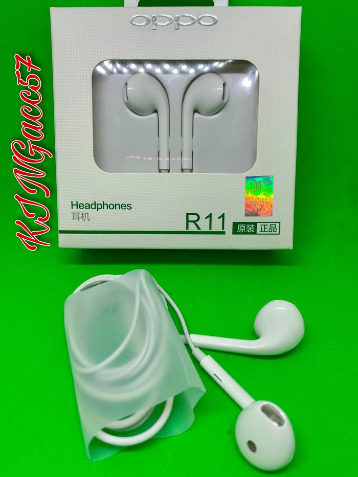 Gambar Headset Oppo Original 100% Headset Oppo F9 F7 F5 F5 plus F3 plus F1 dari KINGaccesories57 undefined Tokopedia