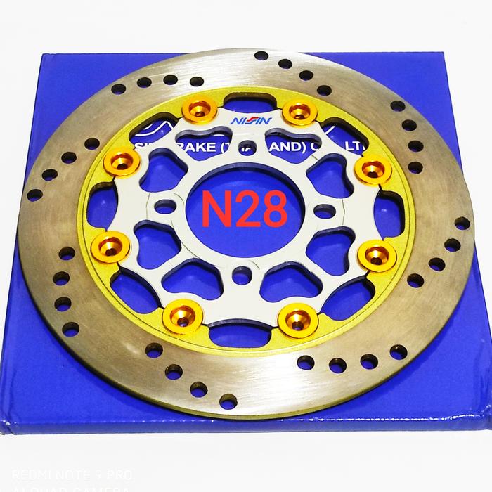 Gambar Piringan disc cakram nissin 220mm Mio sporty-mio soul-vario-beat dll - Kuning dari JK ESTORE1 undefined Tokopedia