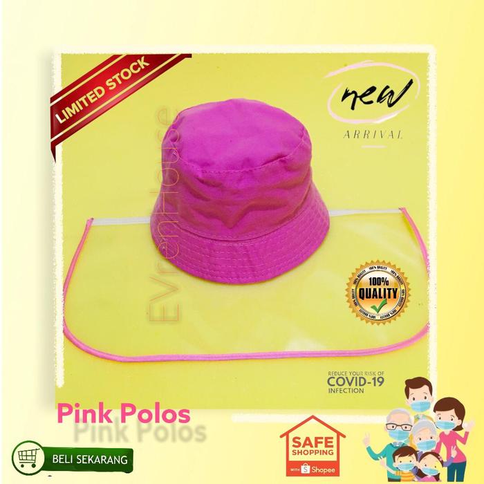 Gambar Topi Shield Anak dan Dewasa / Topi fashion - Merah Muda, anak dari Evren House undefined Tokopedia