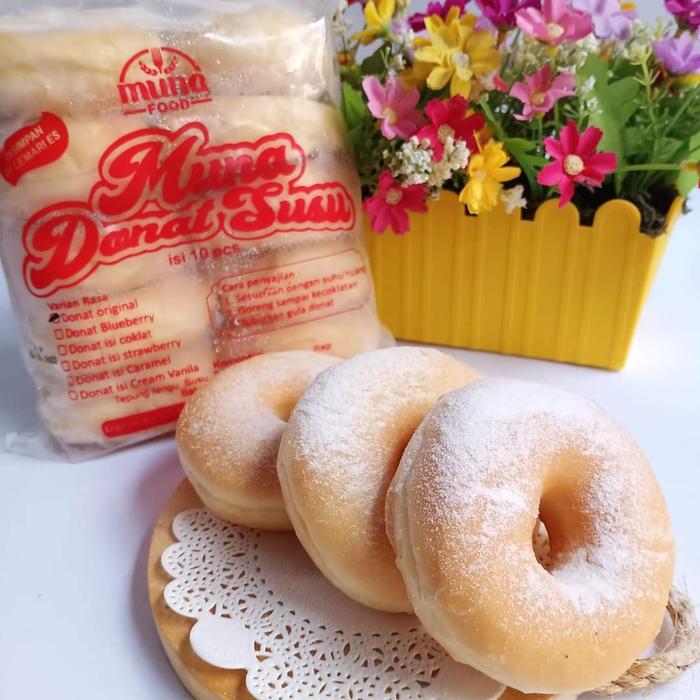 Gambar Donat Susu Muna Ori - Donat Original dari Siomay Aisha Frozen undefined Tokopedia