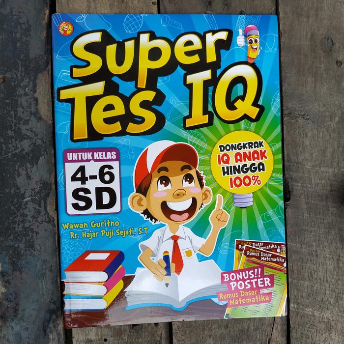 Jual Super Tes Iq Untuk Kelas 4 6 Sd Kota Yogyakarta Kanbaii Tokopedia