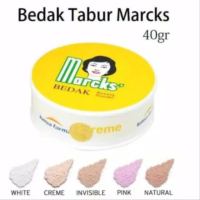 Gambar Bedak Tabur Marcks Klasik 40 gram - Putih dari Tk Usaha Selalu undefined Tokopedia