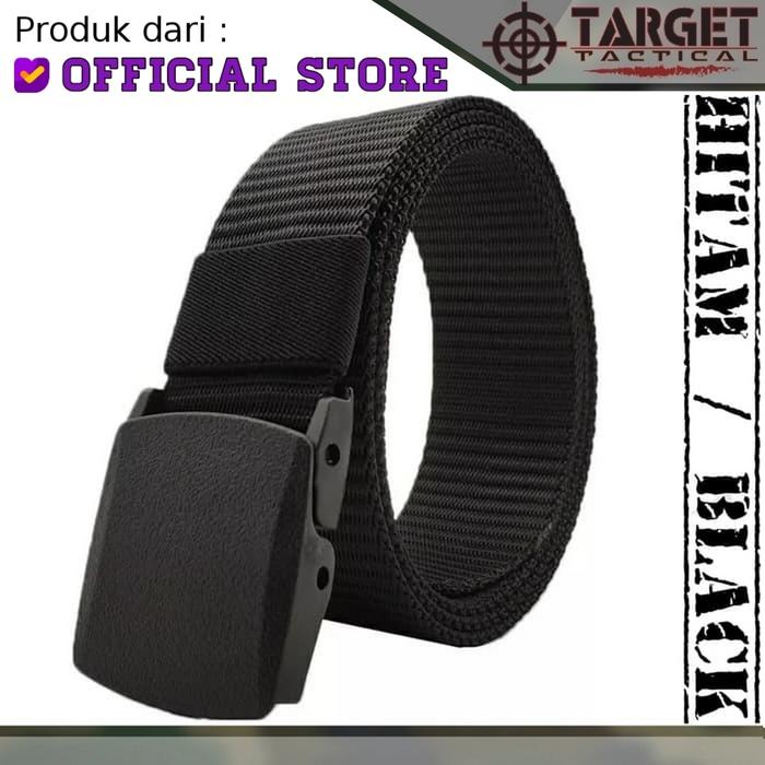 Gambar Gesper Plastik Tactical Sabuk Ikat Pinggang Belt Nilon Import - Hitam dari TACTICAL GEAR ID undefined Tokopedia
