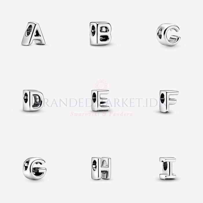 Jual Pandora Letter Alphabet Charm A-Z 