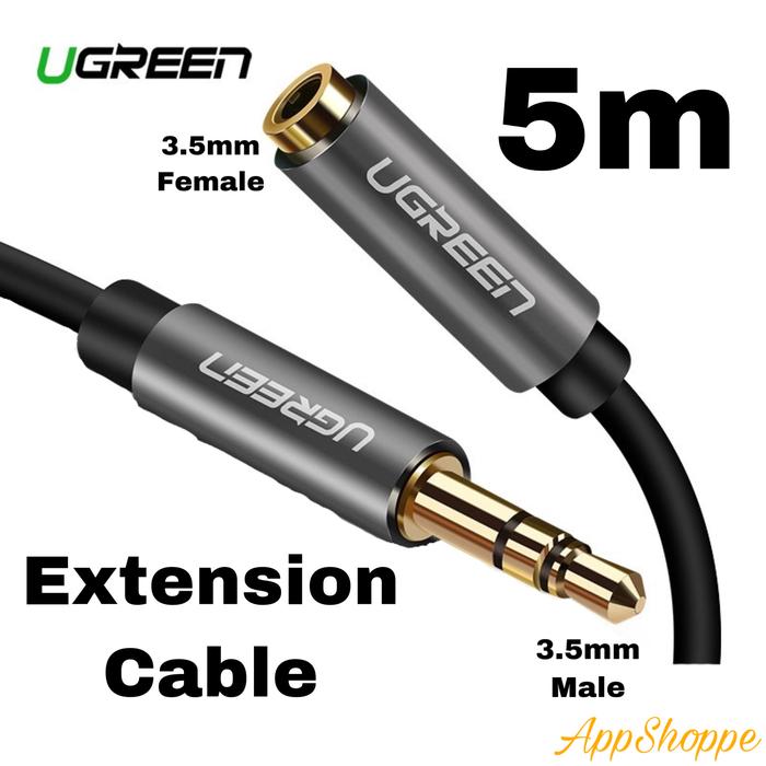 Jual UGREEN 5m Extension Cable 3.5mm 