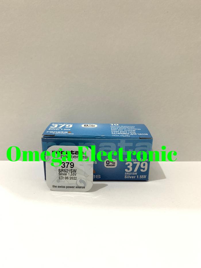 Gambar ORIGINAL Baterai Renata SR521SW 379 Battery Batre Jam Tangan LR521 521 dari Omega Electronic undefined Tokopedia