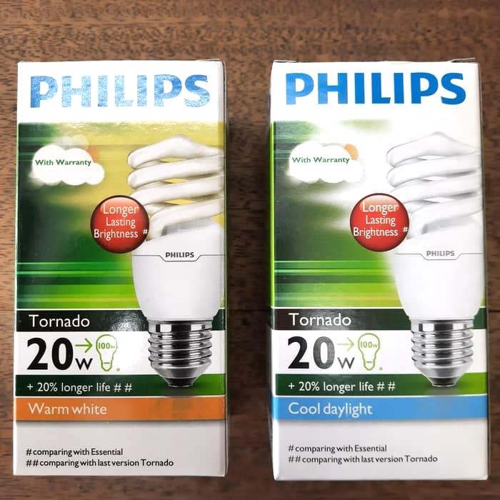 Gambar Lampu Philips Tornado 20 watt - Putih dari Cube Lighting Store undefined Tokopedia