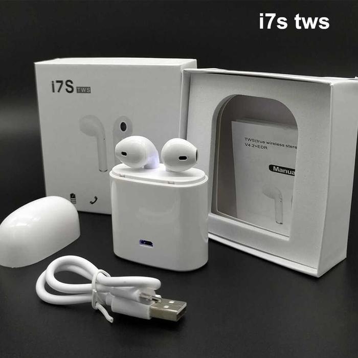 Wireless Earbuds Cara Charger Earphone I7s Tws Jual Earpod