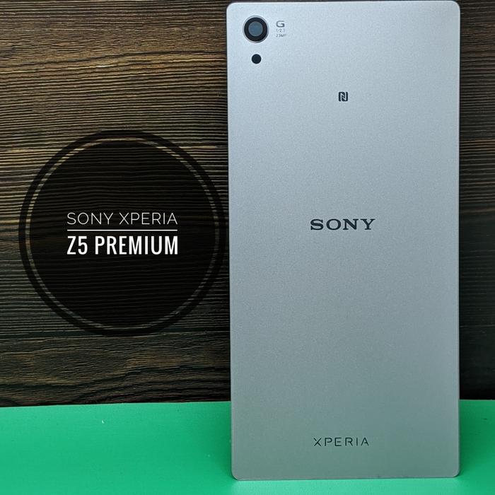 Gambar Back Door Sony Xperia Z5 Premium Cover Sony E6833 E6883 E6853 SO-03H - Silver dari AZ Stores 91_NEW undefined Tokopedia