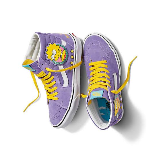 High Top Sk8 Hi Simpsons Vans Sk8-Hi The Simpsons Family Portrait
