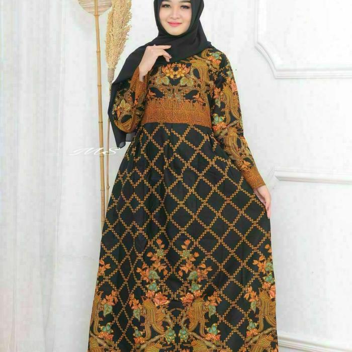 Gambar GAMIS BATIK NEW - Tipe1 dari batik Arzu undefined Tokopedia